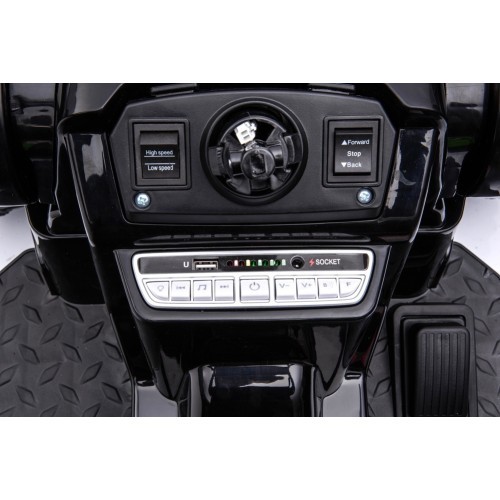Детский электромобиль трактор с экскаватором, зелёный