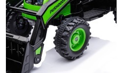 Vehicle Excavator Tractor Green