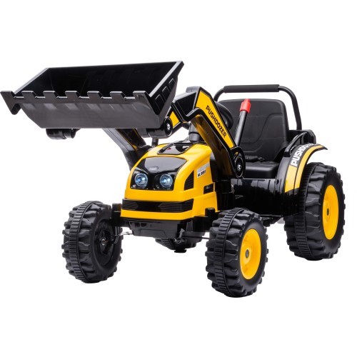 Vehicle Excavator Tractor Yellow