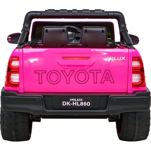 Электромобиль Toyota Hilux розовый