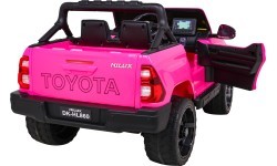 Электромобиль Toyota Hilux розовый