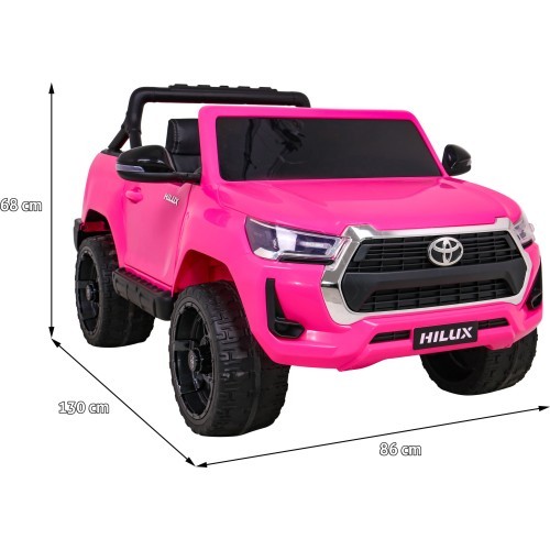 Электромобиль Toyota Hilux розовый