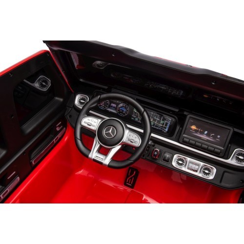 Elektromobilis Mercedes Benz G63 AMG XXL STRONG, sarkans