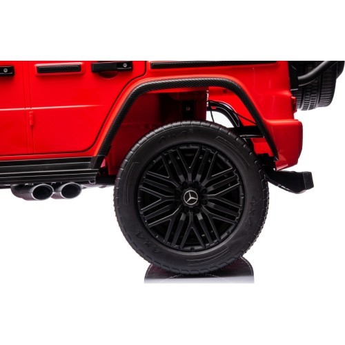 Elektromobilis Mercedes Benz G63 AMG XXL STRONG MP4, sarkans