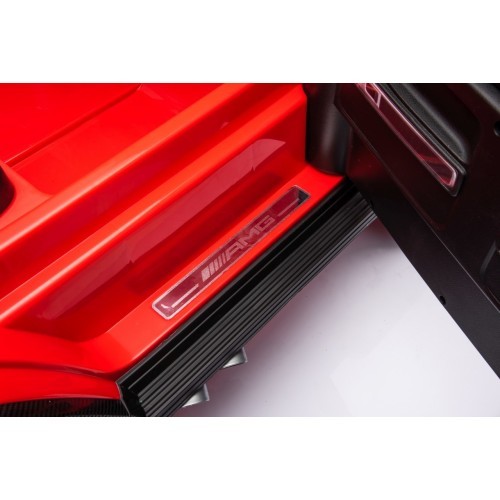 Elektromobilis Mercedes Benz G63 AMG XXL STRONG MP4, sarkans