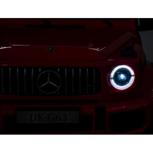 Elektromobilis Mercedes Benz G63 AMG XXL STRONG MP4, sarkans