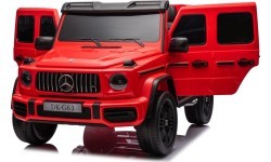 Elektromobilis Mercedes Benz G63 AMG XXL STRONG MP4, sarkans