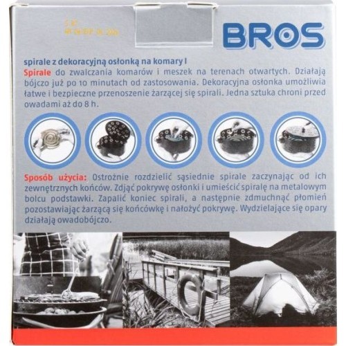Спираль от комаров с декоративной крышкой Bros