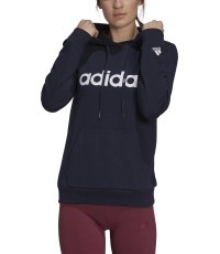 Adidas женская толстовка с капюшоном W Lin Ft Hoodie Blue H07797