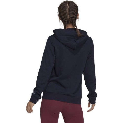 Adidas Women's Hoodie W Lin Ft Hoodie Blue H07797