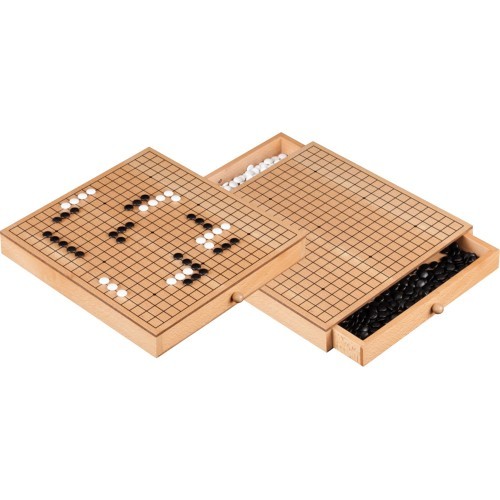 Настольная игра Philos Go & Go Bang, деревянная коробка 30x28,5 см