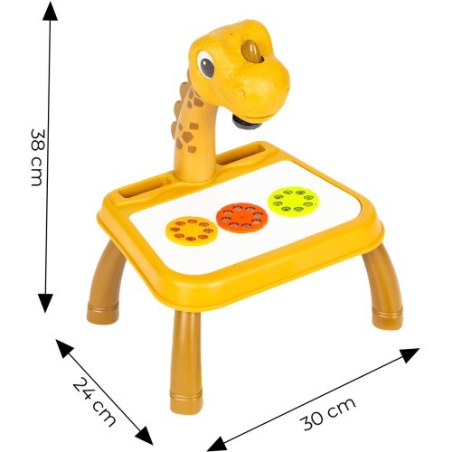 Projector dinosaur drawing board 12 markers 24 designs