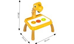 Projector dinosaur drawing board 12 markers 24 designs