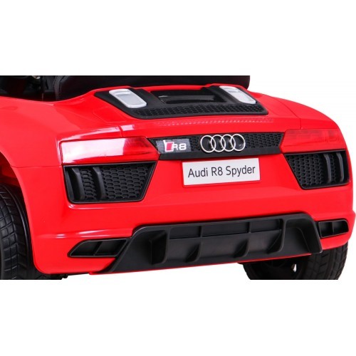 Elektromobilis Audi R8, sarkans