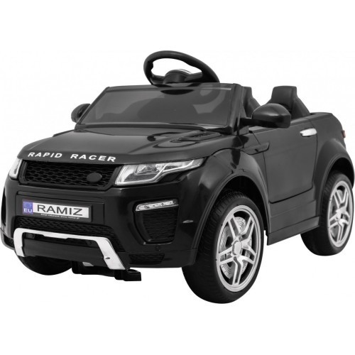 Elektromobilis Rapid Racer, melns