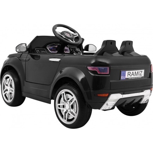 Elektromobilis Rapid Racer, melns
