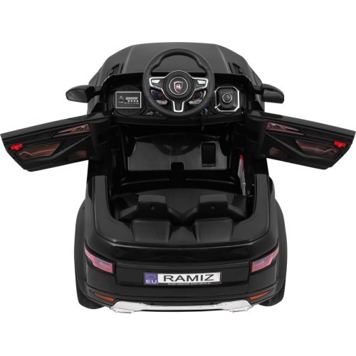 Elektromobilis Rapid Racer, melns