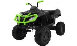 Vehicle Quad XL ATV, remote control 2 4 GHZ black and Green