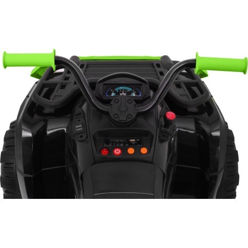Vehicle Quad XL ATV, remote control 2 4 GHZ black and Green