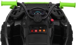 Kvadricikls Quad XL ATV ar tālvadības pulti 2,4 GHz, melns ar zaļu