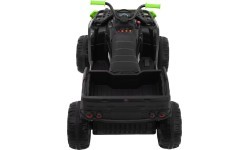 Kvadricikls Quad XL ATV ar tālvadības pulti 2,4 GHz, melns ar zaļu