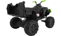 Kvadricikls Quad XL ATV ar tālvadības pulti 2,4 GHz, melns ar zaļu