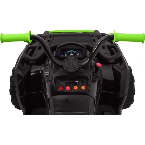 Электроквадроцикл Quad XL ATV с пультом 2,4 ГГц, чёрно-зелёный