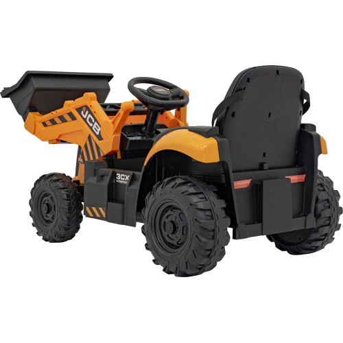 Bērnu ekskavators JCB, dzeltens