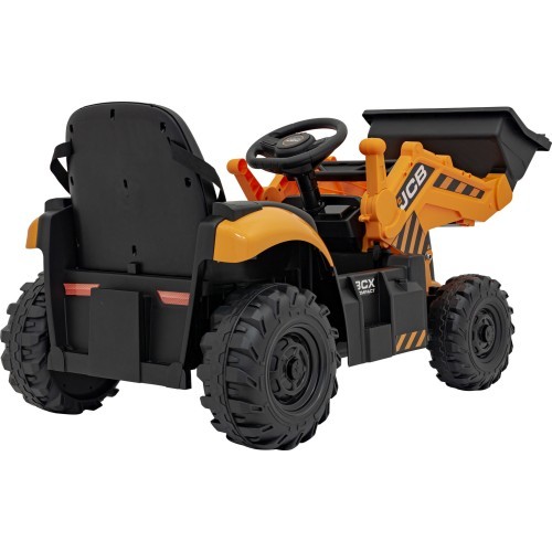 Bērnu ekskavators JCB, dzeltens