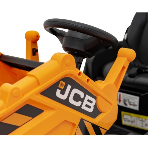 Bērnu ekskavators JCB, dzeltens
