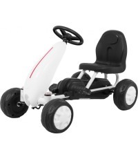 Гоночный карт для самых маленьких белых