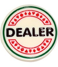Dealer Button Buffalo, 6 cm
