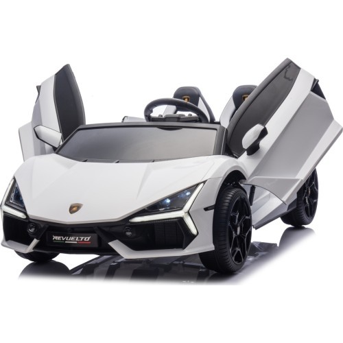 Elektromobilis Lamborghini Revuelto XL, balts