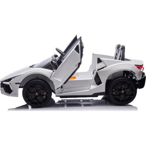 Elektromobilis Lamborghini Revuelto XL, balts