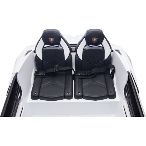 Elektromobilis Lamborghini Revuelto XL, balts