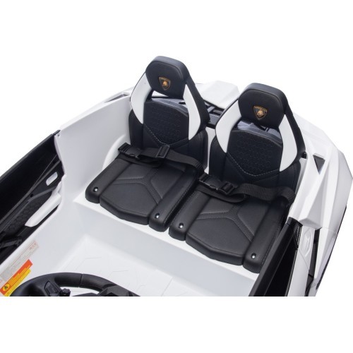 Elektromobilis Lamborghini Revuelto XL, balts