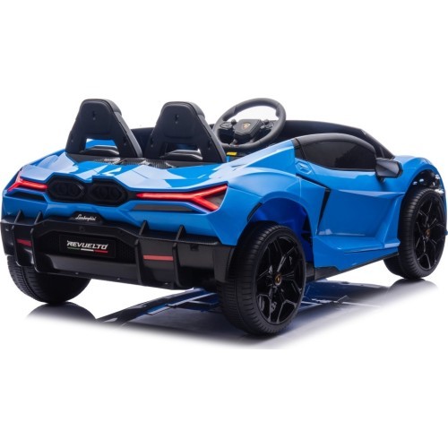 Elektromobilis Lamborghini Revuelto XL, zils