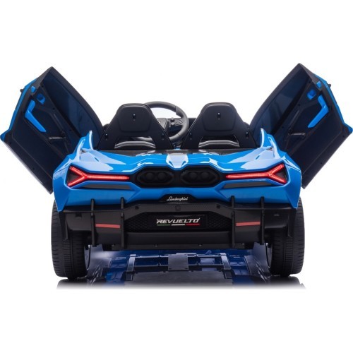 Elektromobilis Lamborghini Revuelto XL, zils