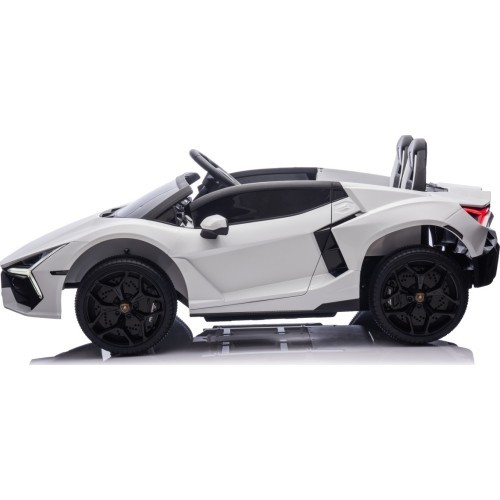 Elektromobilis Lamborghini Revuelto XL, balts