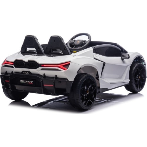 Elektromobilis Lamborghini Revuelto XL, balts