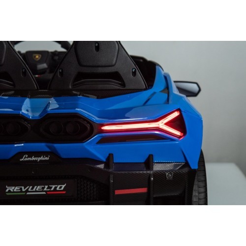 Elektromobilis Lamborghini Revuelto XL, zils