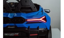 Elektromobilis Lamborghini Revuelto XL, zils