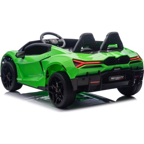 Электромобиль Lamborghini Revuelto XL, зелёный