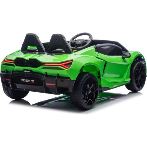 Электромобиль Lamborghini Revuelto XL, зелёный