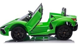 Электромобиль Lamborghini Revuelto XL, зелёный