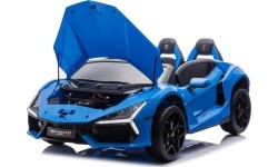 Elektromobilis Lamborghini Revuelto XL STRONG, zils