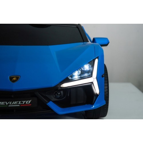 Elektromobilis Lamborghini Revuelto XL STRONG, zils