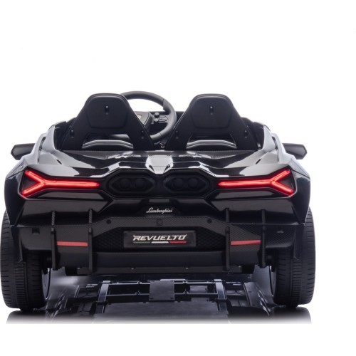 Elektromobilis Lamborghini Revuelto XL, melns