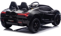 Elektromobilis Lamborghini Revuelto XL, melns