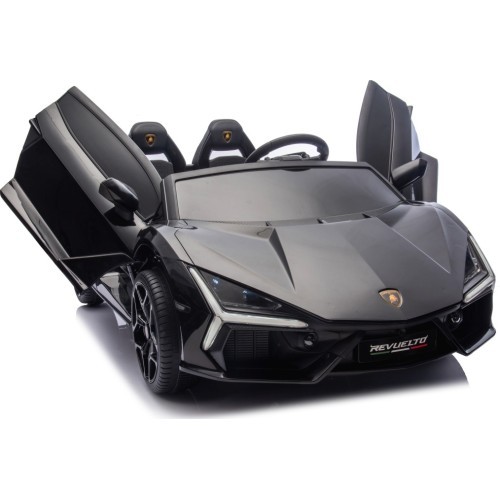 Elektromobilis Lamborghini Revuelto XL, melns